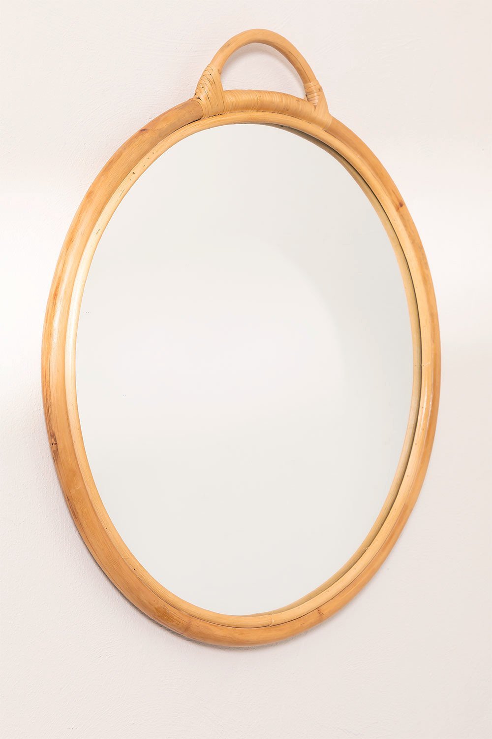 Round Rattan Wall Mirror Ø53.5 cm Daro, gallery image 3