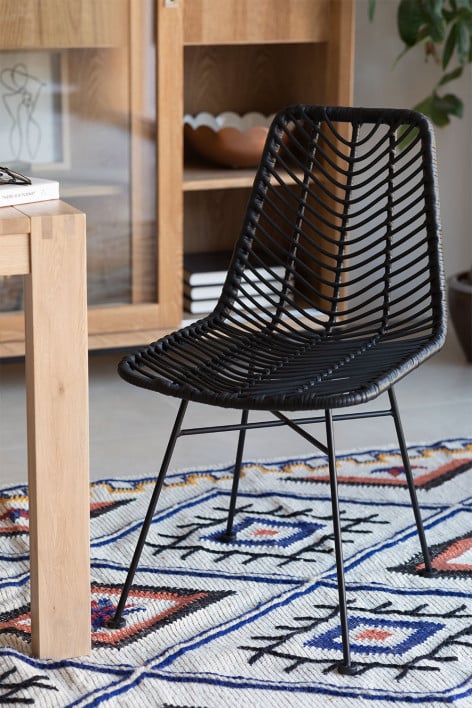 Gouda Colors synthetic rattan dining chair