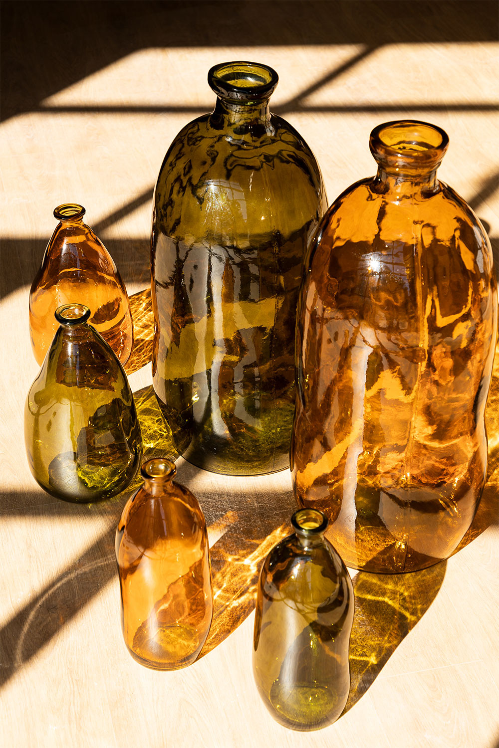 Recycled Glass Vase Boyte SKLUM