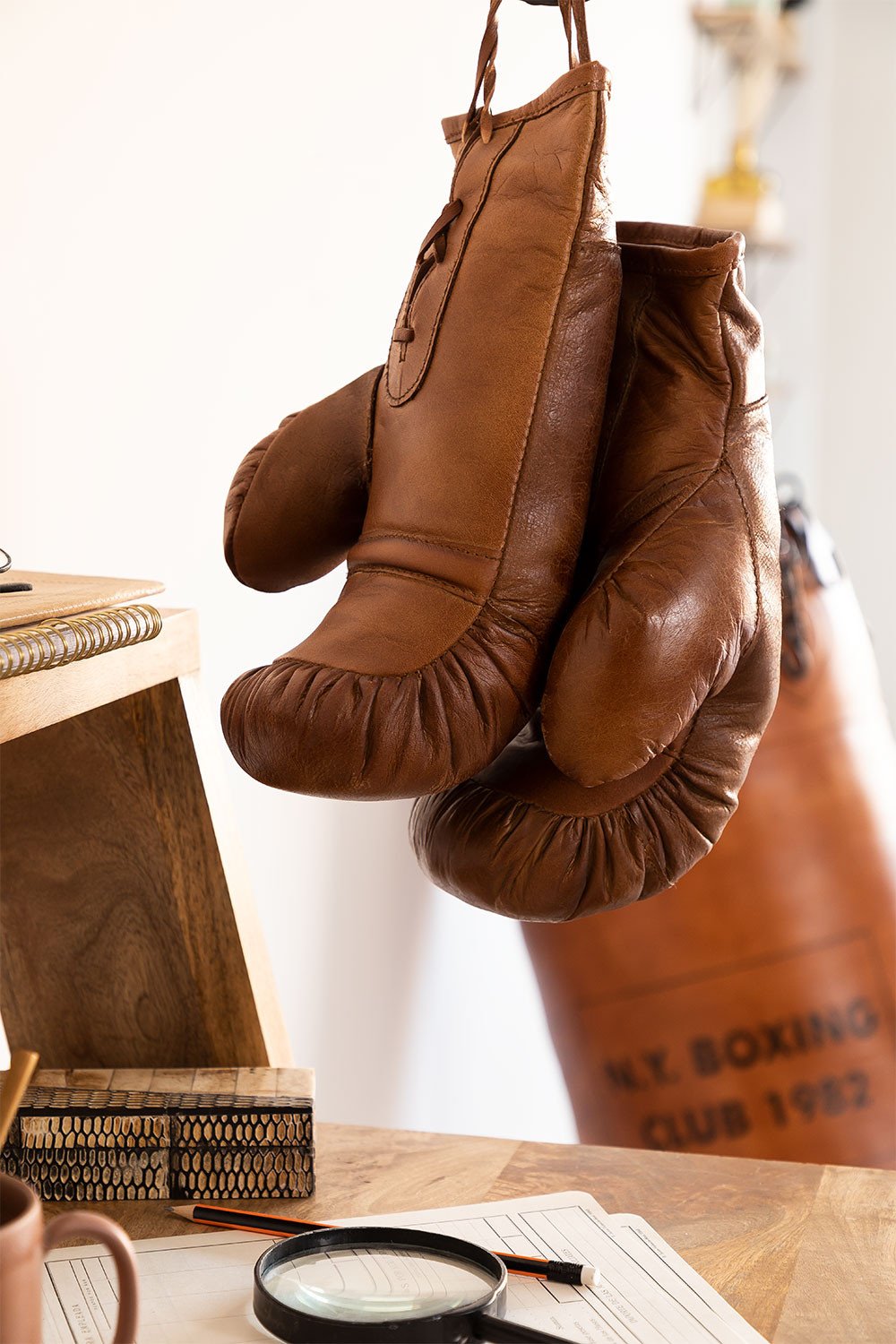 Leather Boxing Gloves Nate , gallery image 1
