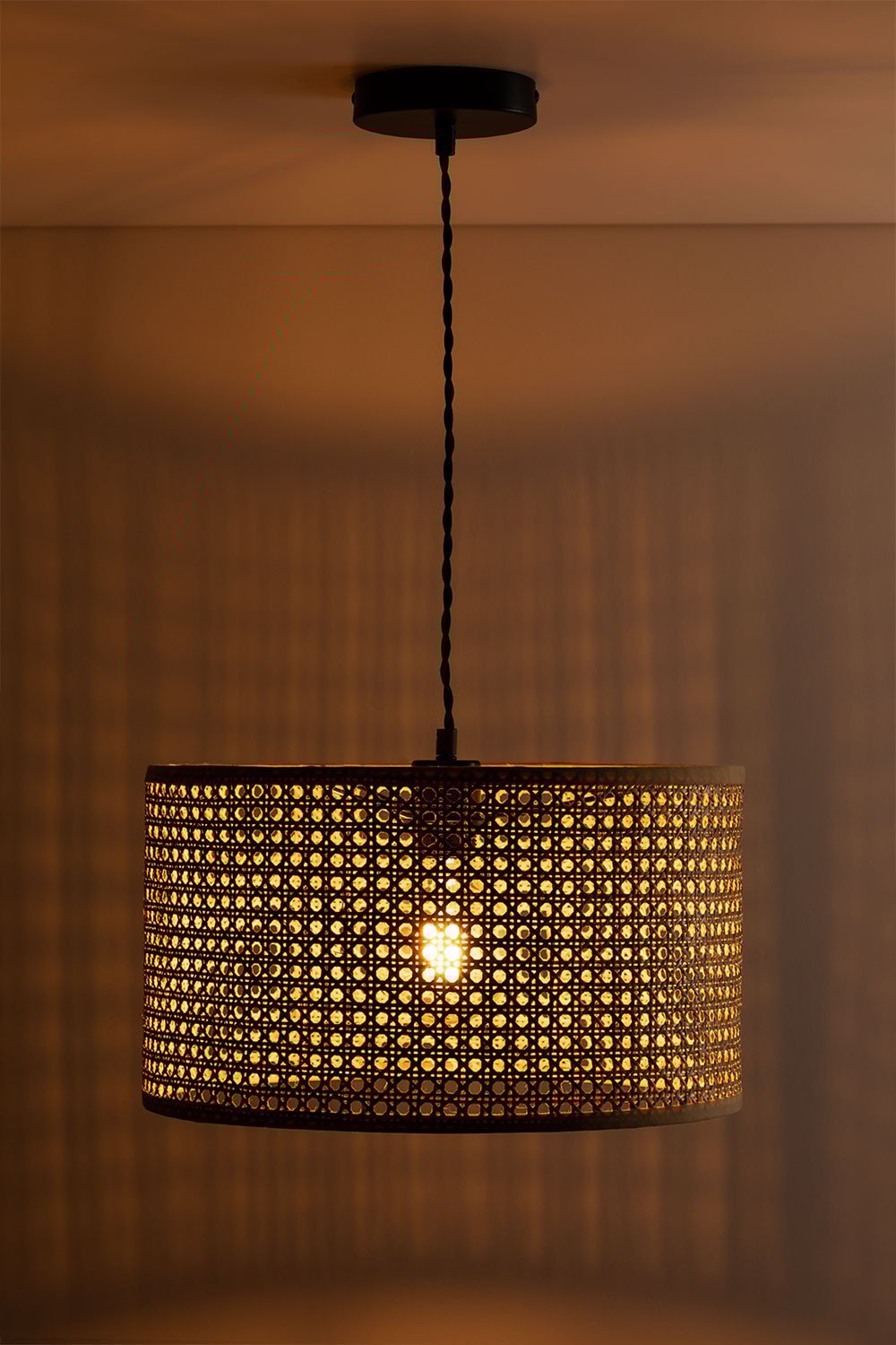 Serri Rattan Pendant Ceiling Lamp , gallery image 3