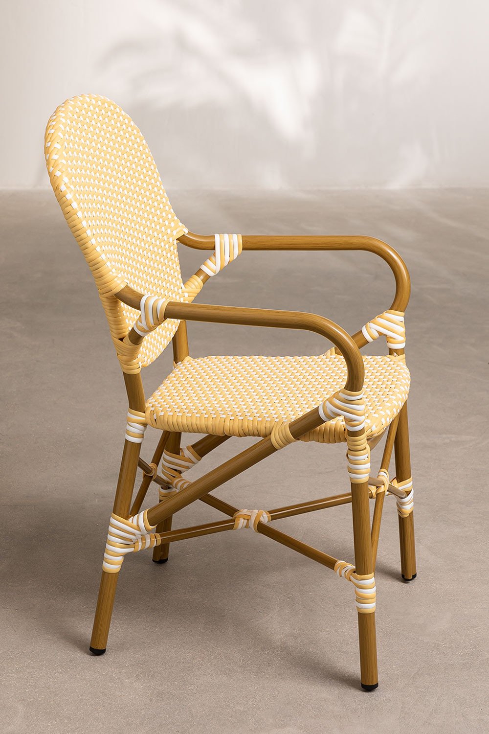 Synthetic Wicker Garden Chair Alisa SKLUM