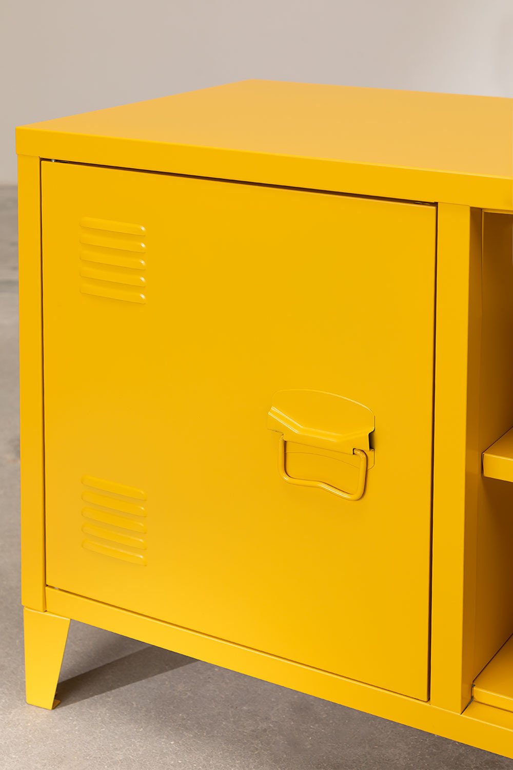 TV Cabinet with Shelf in Steel Pohpli, gallery image 5