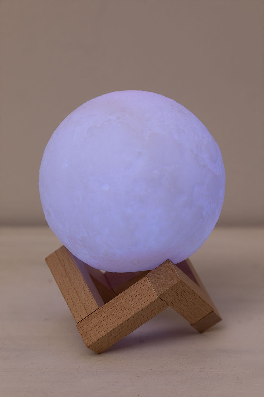 Moon Kids wireless wooden LED table lamp, gallery image 3