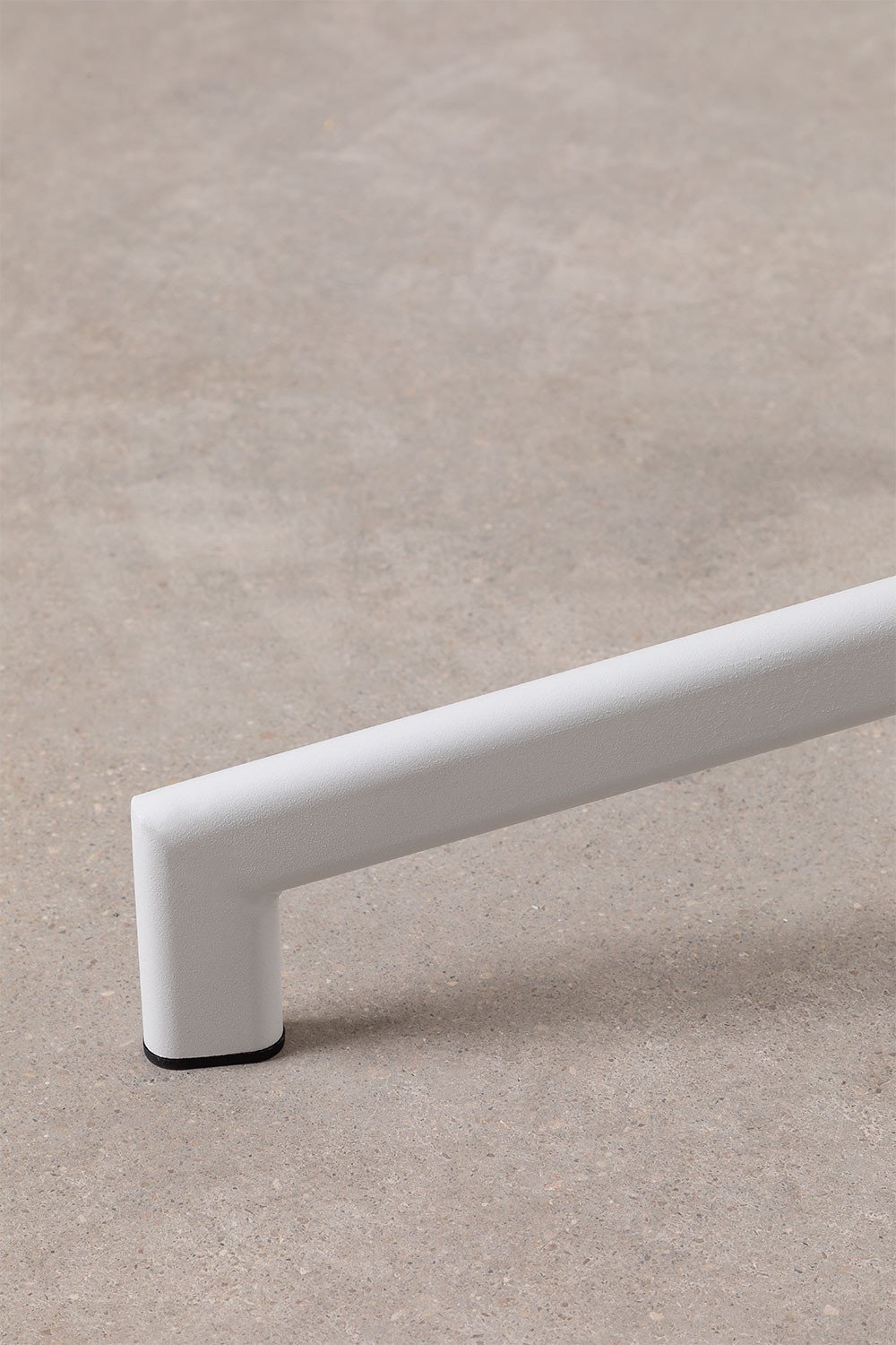 Round bar table Ø60 cm foldable and convertible into 2 heights in steel Dely, gallery image 8