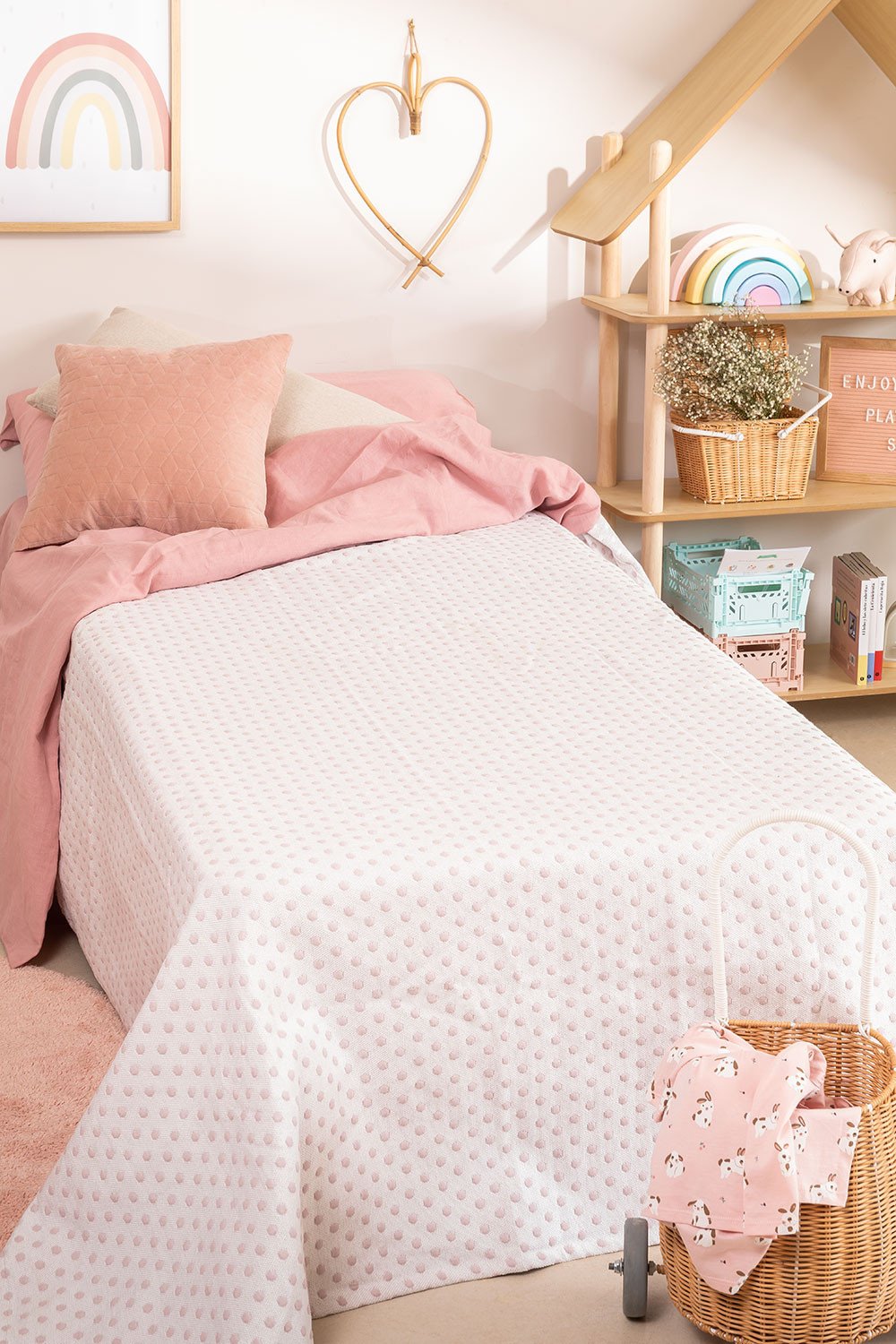 Cotton Bedspread (180 x 260 cm) Kimba, gallery image 1