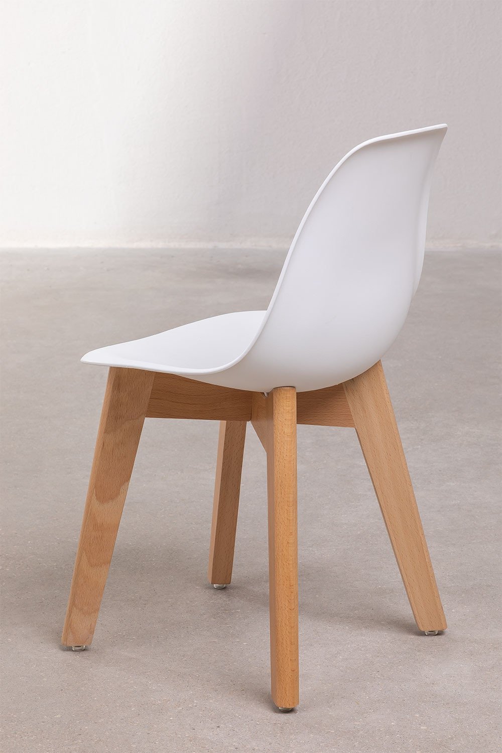 Scand Nordic Kids polypropylene and beech wood chair, gallery image 5