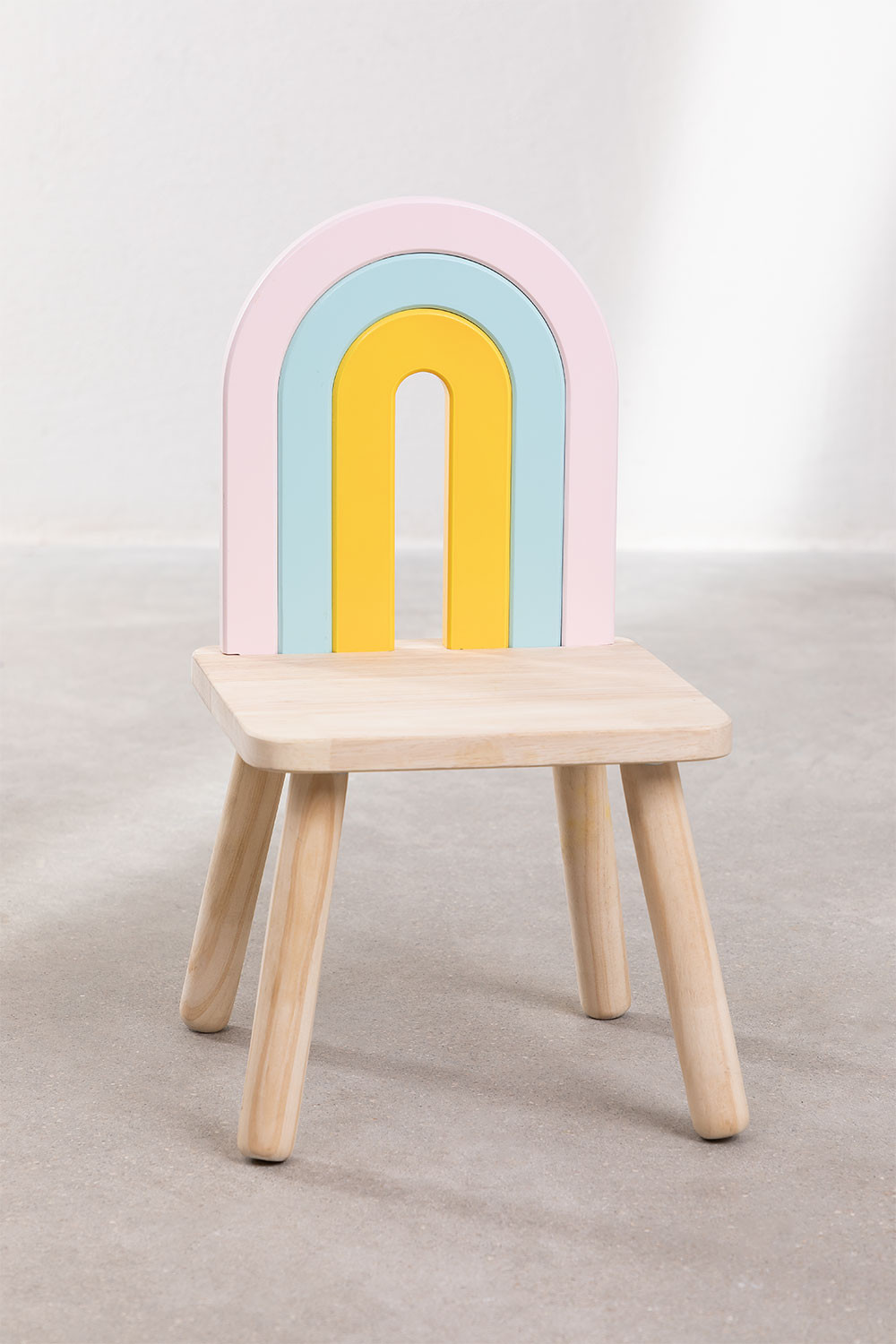 Wooden Chair Mini Rainbow Kids SKLUM