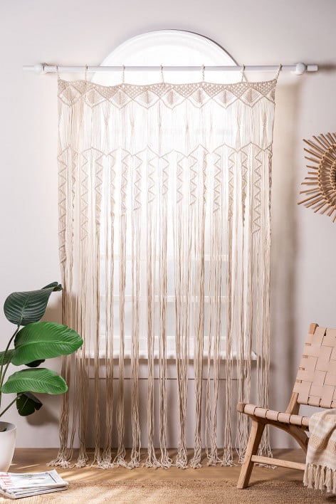 Macramé Curtain (110x215 cm) Zulema