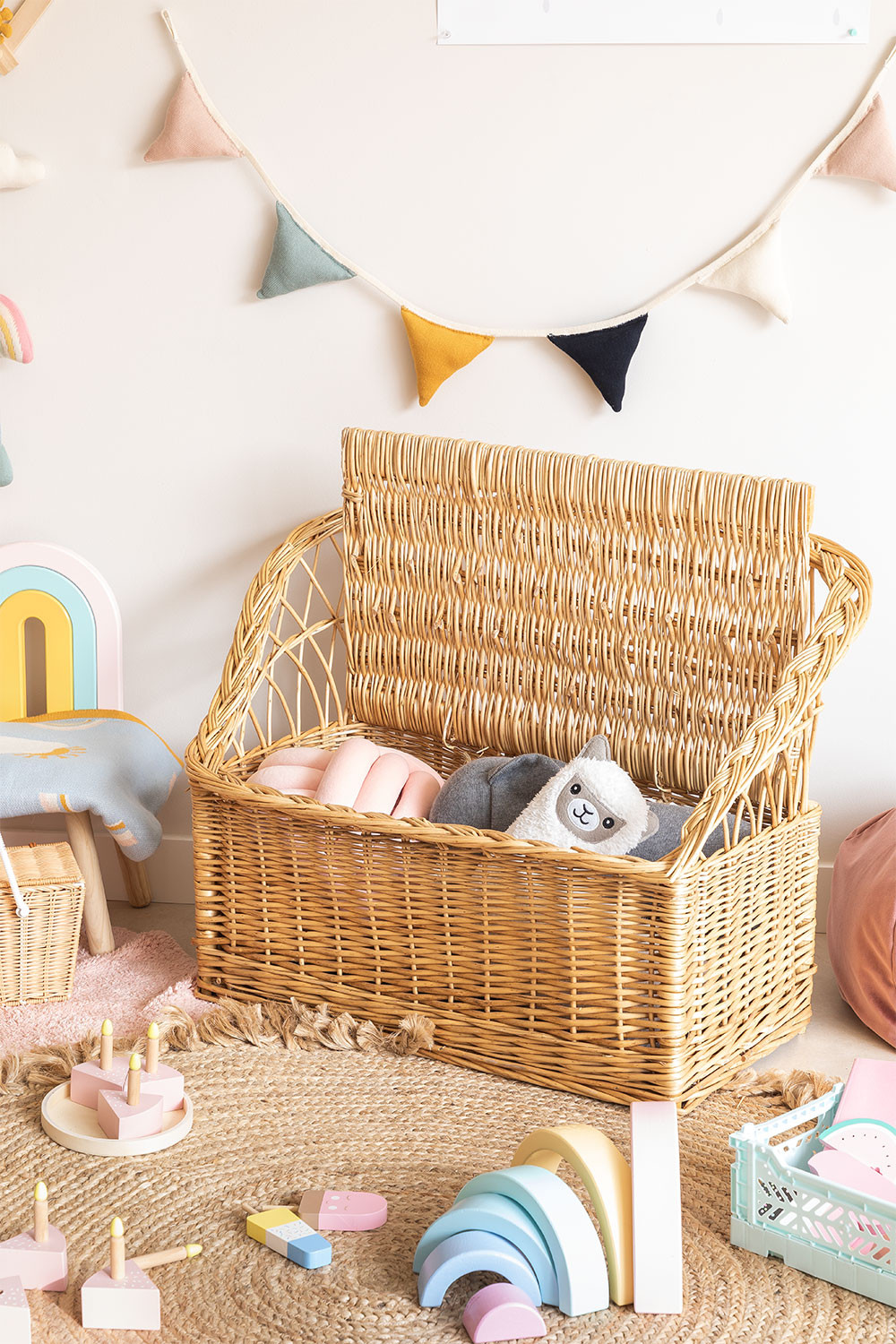 Wicker Toy Box Kulti Kids SKLUM