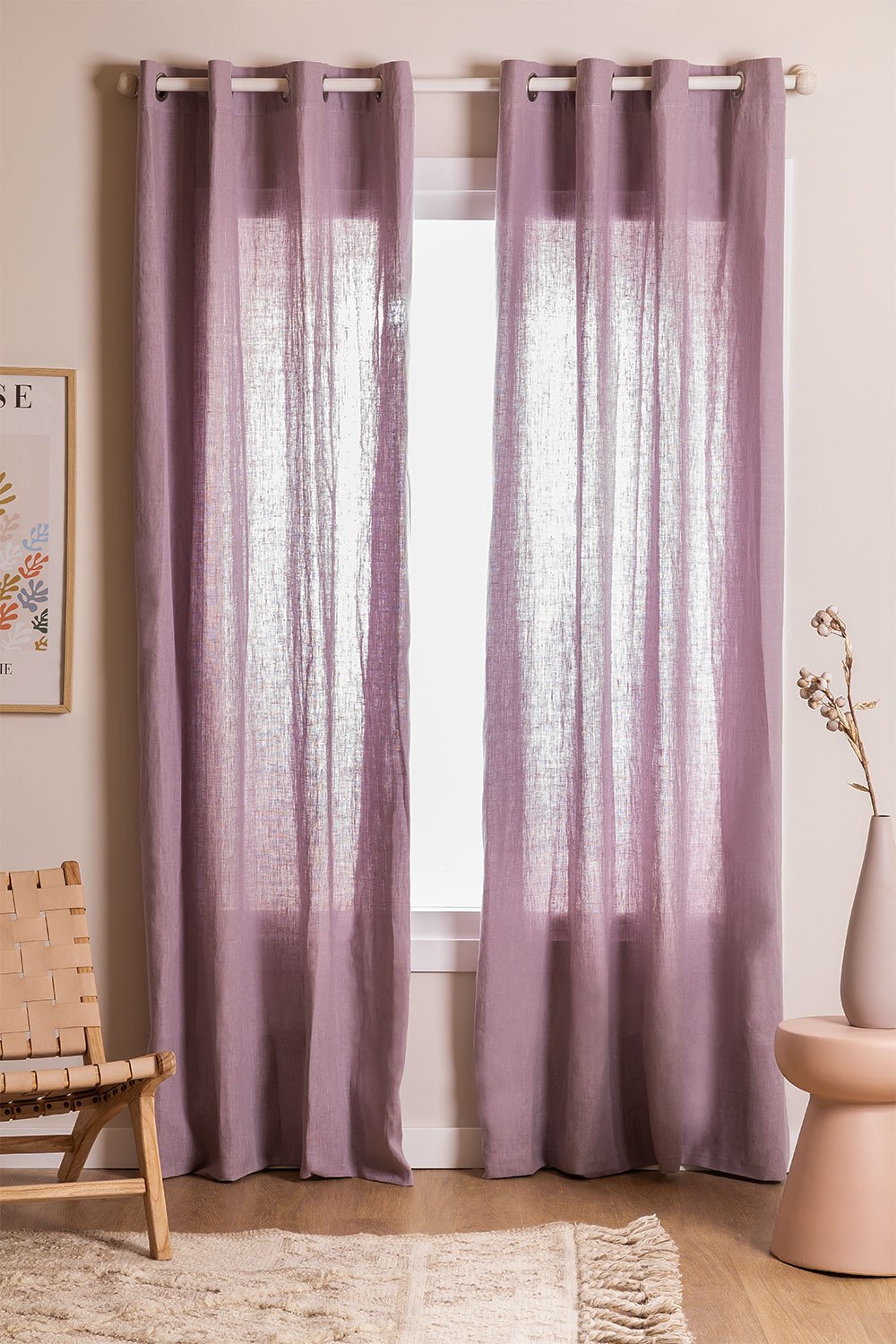 Linen Curtain Widni  (260x140 cm) , gallery image 1