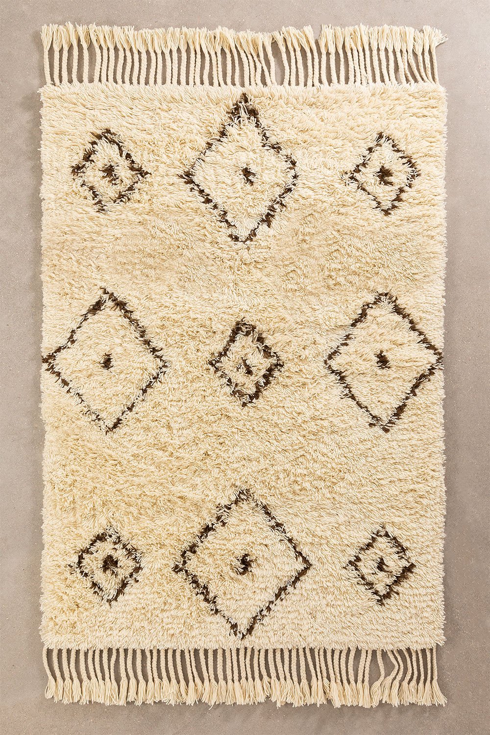 Cotton & Wool Rug (215 x 125 cm) Ariana, gallery image 1